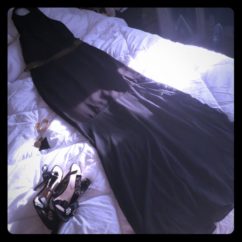 Womens Black Gown